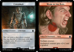 Cyberman (0024) // Mark of the Rani (0015) Double-Sided Token